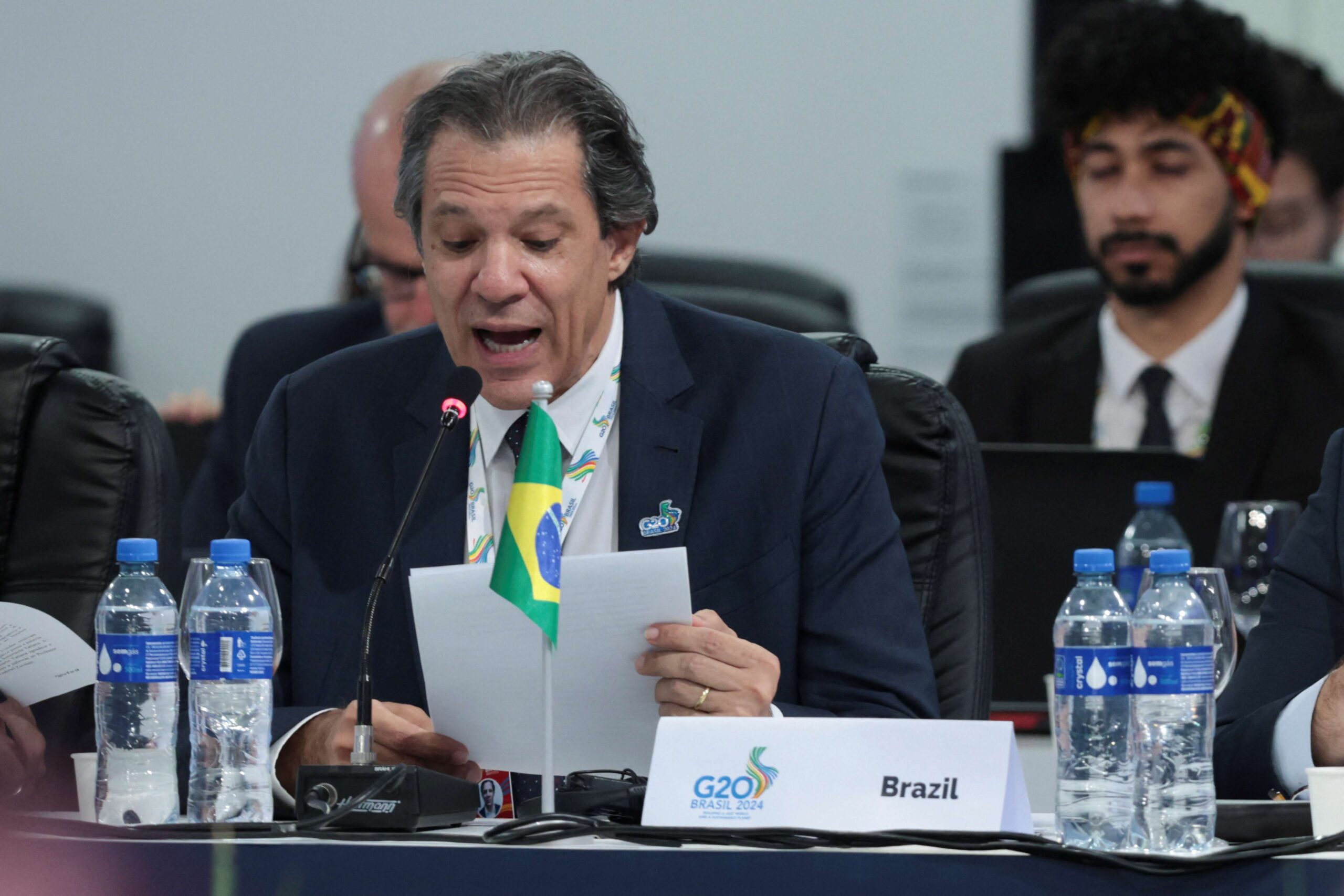 Haddad diz que alvitre do Brasil ao G20 a respeito de tributação ganhou peso em pouco período
